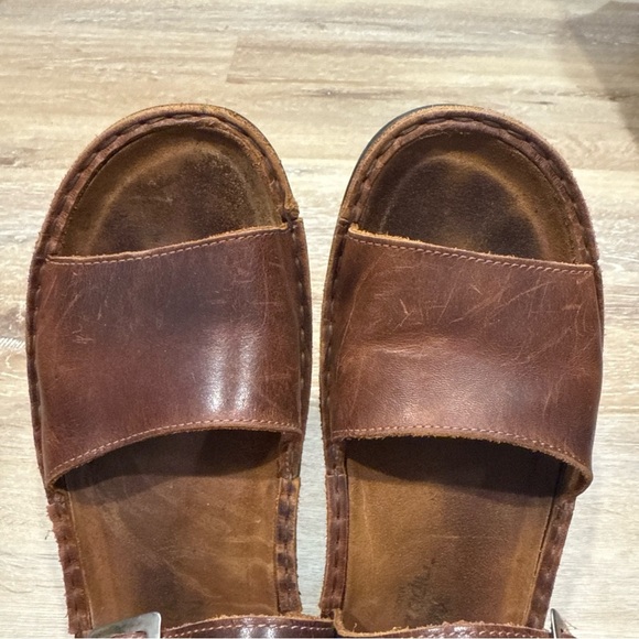 NOAT Sandals Size US/11 EU/41 Women\'s Dark Brown Leather Israel main image 7